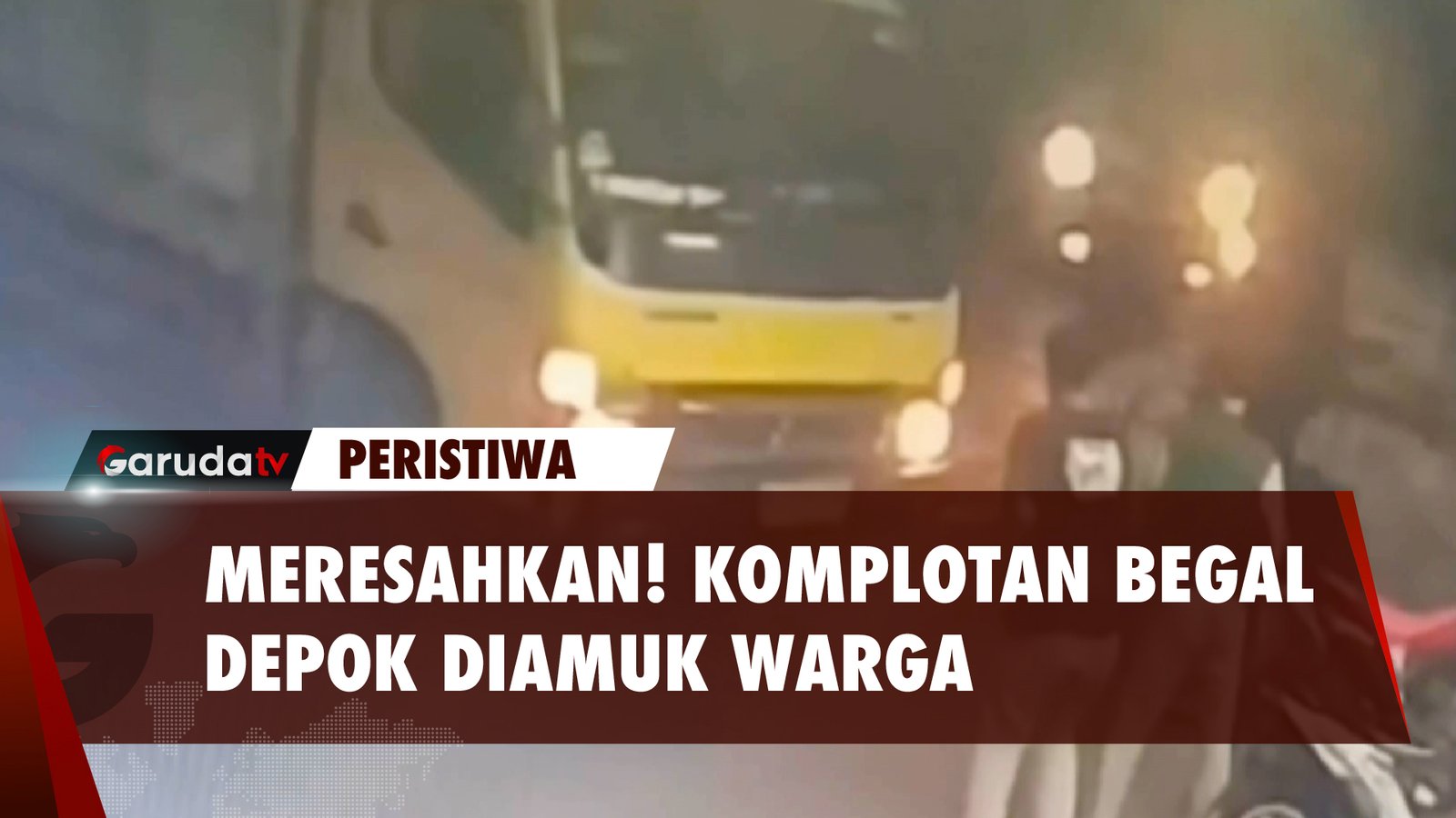 Rasain! 2 Komplotan Begal Dapat 'Salam Olahraga' dari Warga Depok