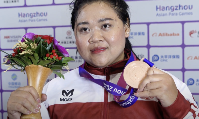 Siti Mahmudah Sabet Medali Perunggu Cabor Powerlifting di Asian Para Games 2022