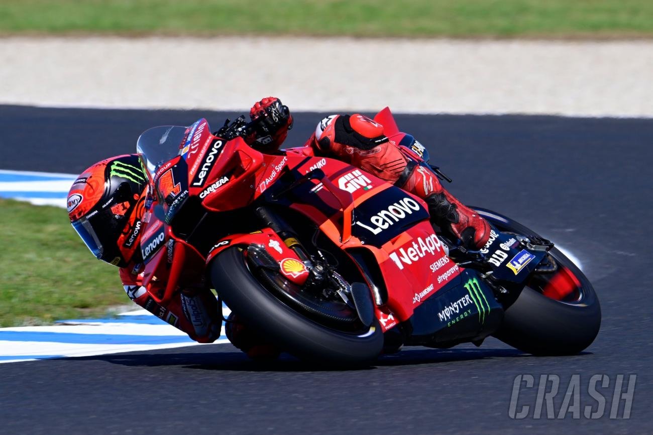 Francesco Bagnaia Masih Bermasalah dengan Ban di Sesi Latihan MotoGP Australia