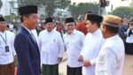 Prabowo Hadiri Apel Hari Santri 2023, Para Santri Berebut Ajak Selfie