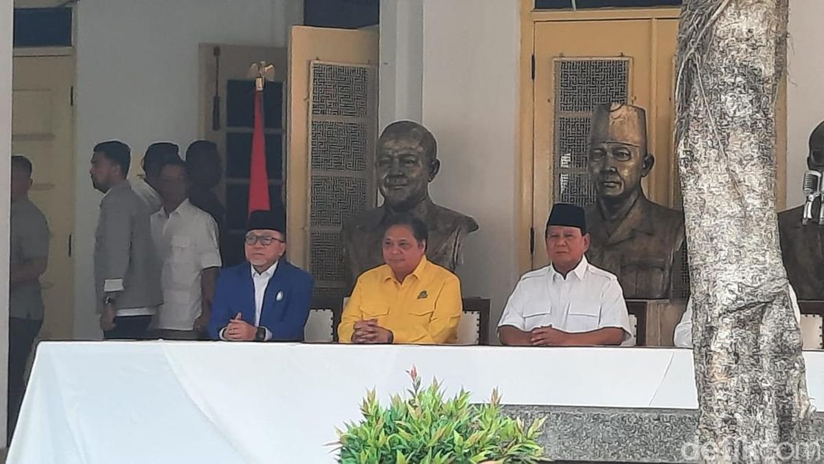 Prabowo Hadiri HUT Golkar, Teriakan Prabowo Presiden Bergemuruh