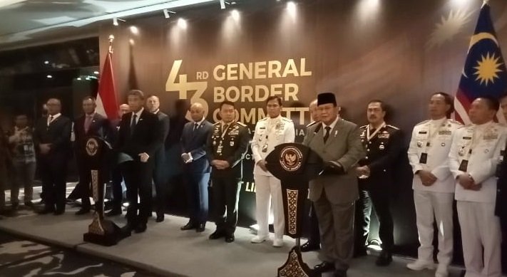 Menhan Prabowo dan Menhan Malaysia Selesaikan Masalah Blok Ambalat di Forum General Border Committee Malindo