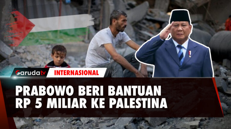 Pakai Dana Pribadi, Prabowo Subianto Beri Bantuan Kemanusian ke Palestina