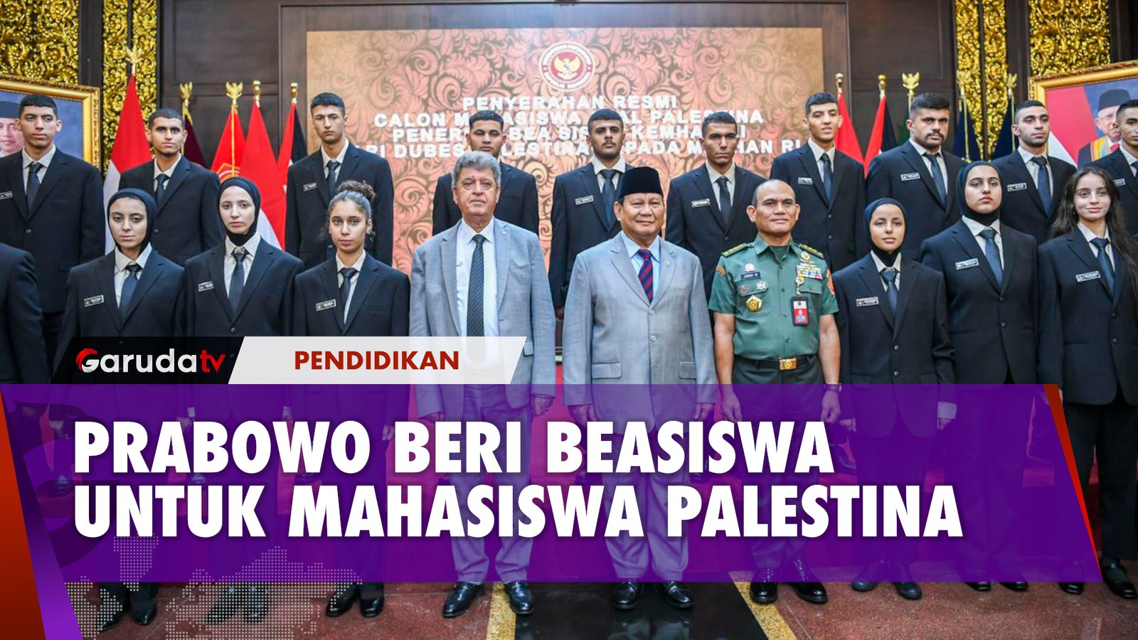 Prabowo Tepati Janji, 22 Kadet Palestina Terima Beasiswa Kuliah di Unhan