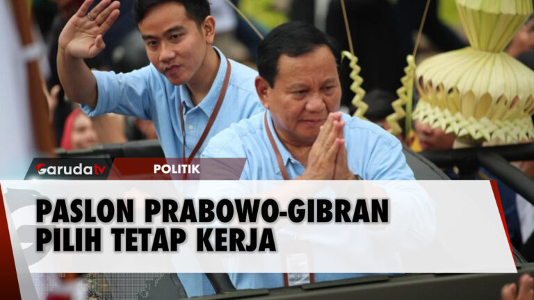 Prabowo-Gibran Tak Ambil Cuti di Hari Pertama Kampanye Pemilu 2024