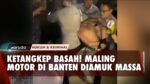 Keciduk Maling Motor, Pria Ini Diamuk Massa
