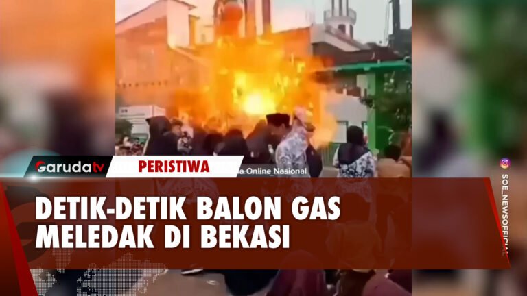 Balon Gas Meledak, Hari Guru di Bekasi Berubah Jadi Bencana