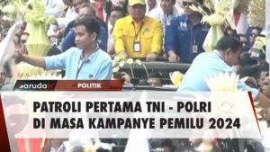 Hari Pertama Kampanye, TNI - Polri Patroli Dialogis ke KPU Depok
