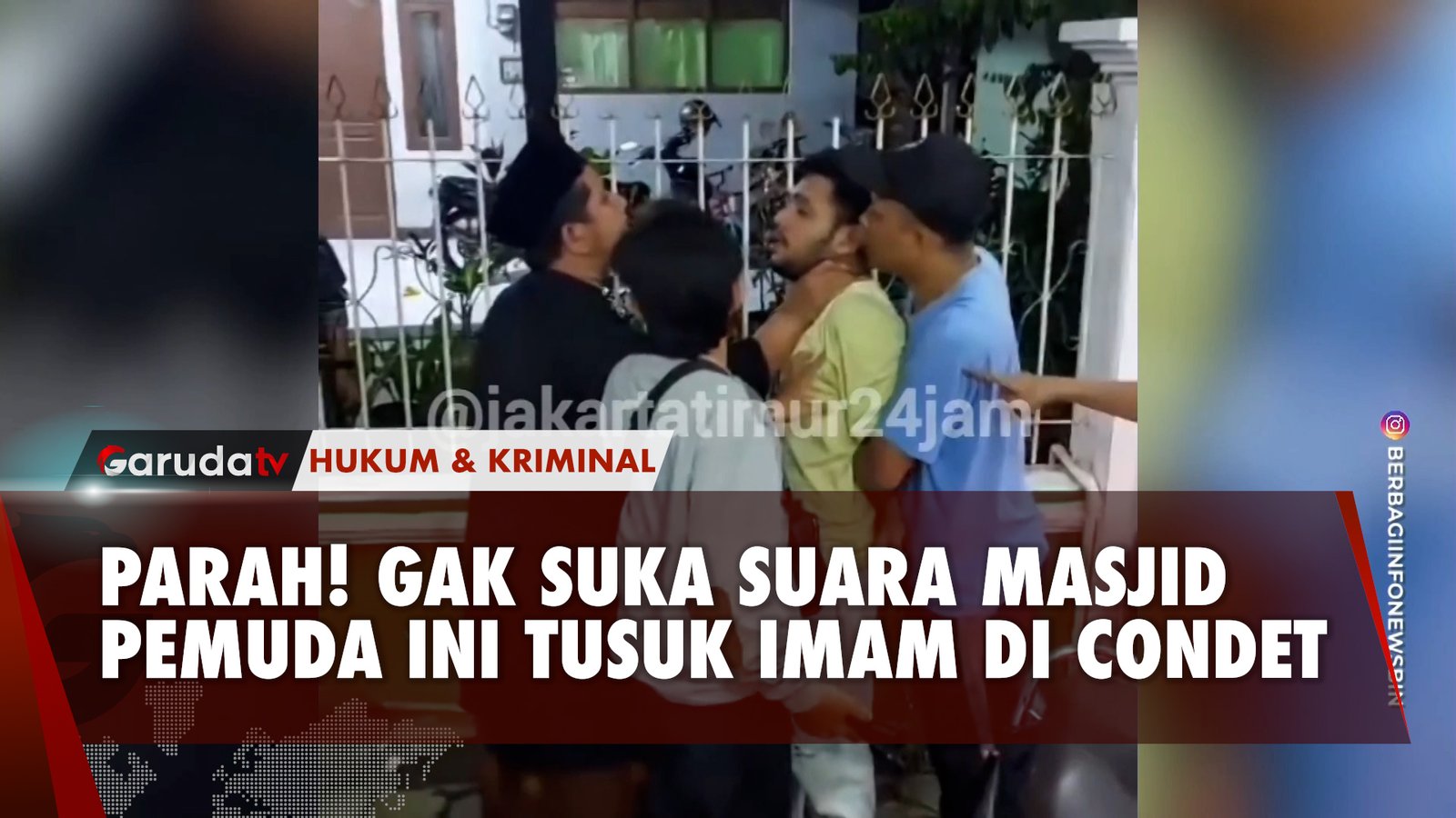 Gak Suka Suara Ngaji, Pemuda Condet Serang Imam Masjid