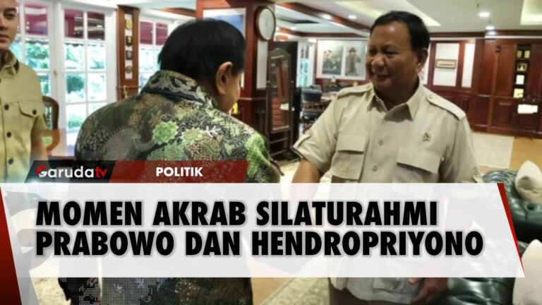 Momen Hangat Pertemuan Menhan Prabowo dan Jenderal (Purn) A.M. Hendropriyono