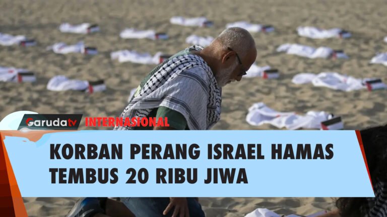 Jumlah Korban Tewas di Gaza Tembus 20 Ribu Jiwa