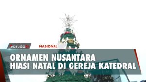 Gak Biasa! Ornamen Natal Gereja Katedral Tahun Ini Unik dan Nasionalis