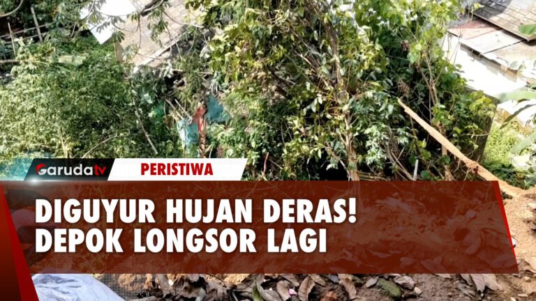 Tebing Setinggi 15 Meter di Depok Roboh! Dihantam Hujan Deras