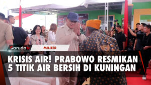 Menhan RI Prabowo Resmikan 5 Titik Air Bersih di Kuningan, Jawa Barat