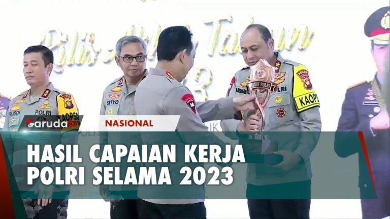 Polri Rilis Hasil Capaian Kinerja 2023, Kapolri- Wujud Transparasi Kami ke Masyarakat