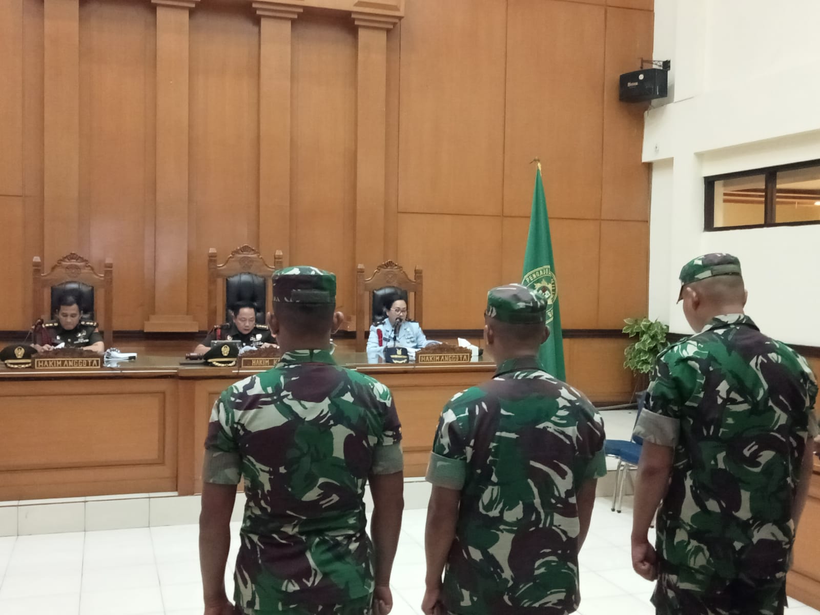 Tiga Oknum TNI Penganiaya Imam Masykur Jalani Sidang Putusan