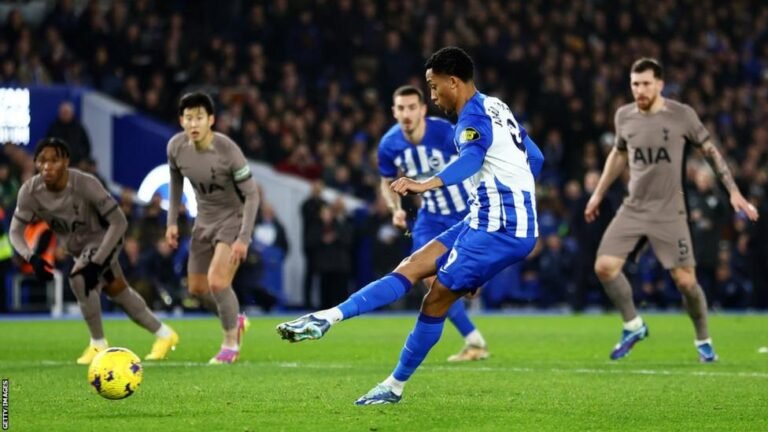 Liga Primer Update : Brighton Kalahkan Tottenham Hotspur 4-2