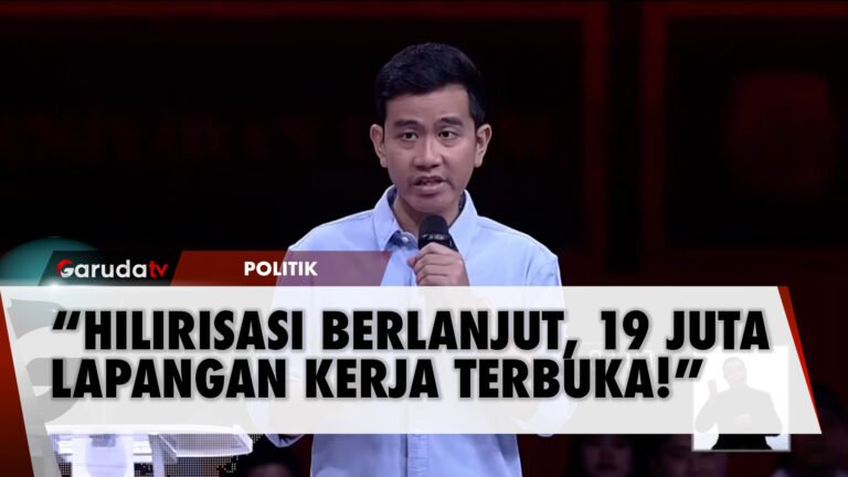 Gibran Ungkap Kesempatan Lapangan Kerja jika Hilirisasi Dilanjutkan