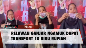VIRAL! Dikasih Uang Transport 10 Ribu Rupiah, Relawan Ganjar di Makassar Ngamuk!