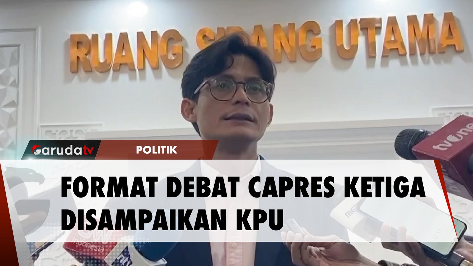 KPU Tegaskan Format Debat Capres Ketiga