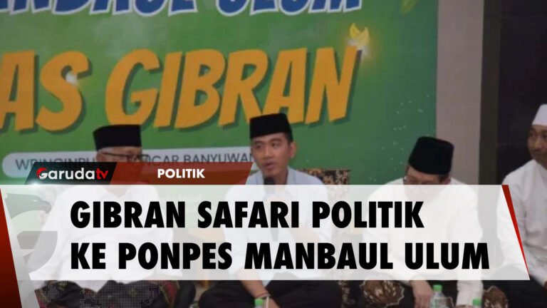 Kampanye ke Banyuwangi, Gibran Sowan ke Ketua MUI dan Para Kyai