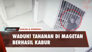 Detik-Detik Tahanan di Magetan Kabur Setelah Disidang, Kok Bisa?