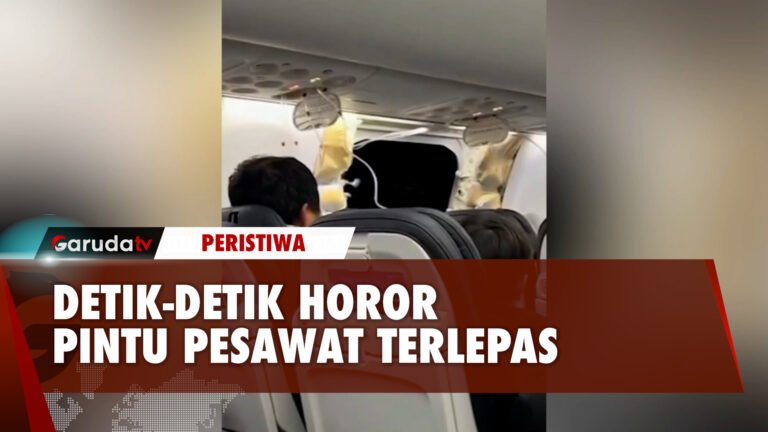 Pintu Pesawat Alaska Airline Copot saat Terbang, Penumpang Nyaris Tersedot Keluar