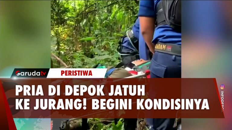 Akibat Terpeleset, Seorang Pria di Depok Jatuh ke Jurang!