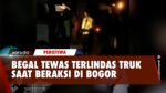 Apes! Seorang Begal Tewas Tertabrak Truk di Bogor, Teman-Temannya Malah Kabur