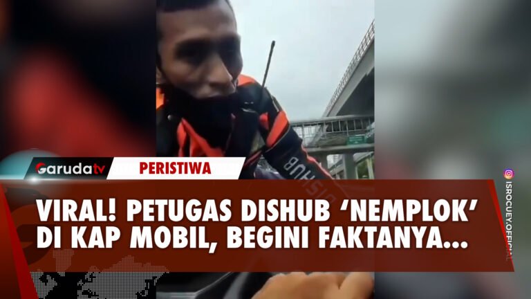 Parah! Gak Terima Diberhentikan, Pemilik Mobil Ini Bawa Petugas Dishub di Kap Mobil