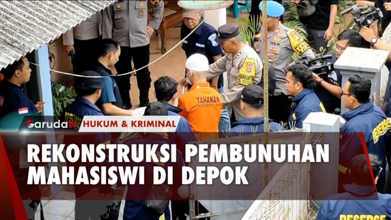 Melihat dari Dekat Rekonstruksi Pembunuhan Mahasiswi Di Depok