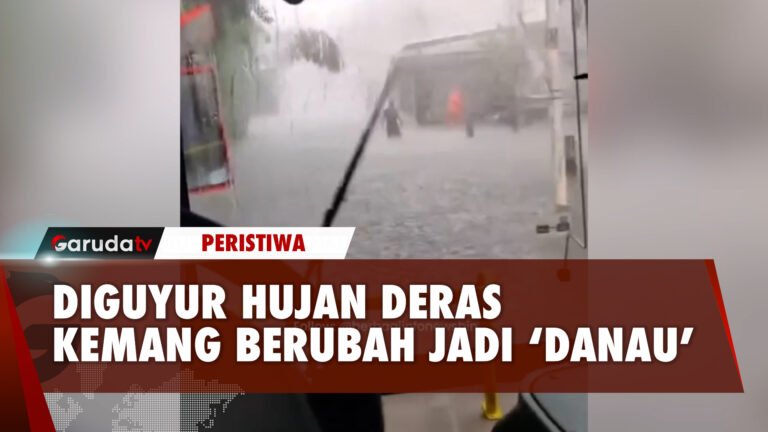 Waspada! Diguyur Hujan Lebat, Kawasan Kemang Raya Banjir