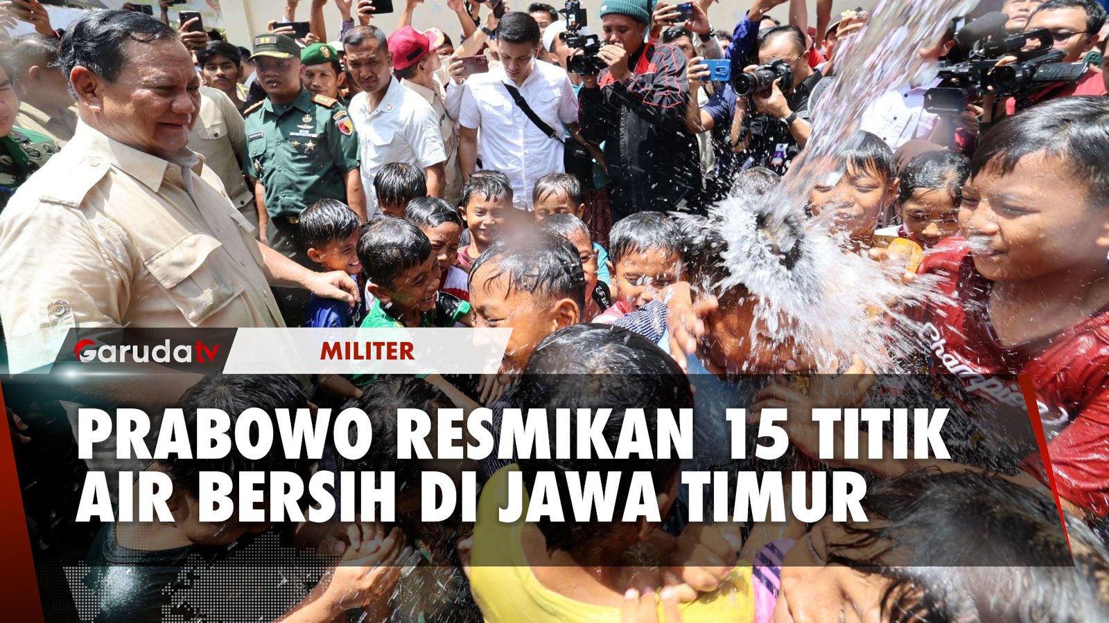Lagi! Aksi Nyata Prabowo Bantu Warga Kesulitan Air Bersih