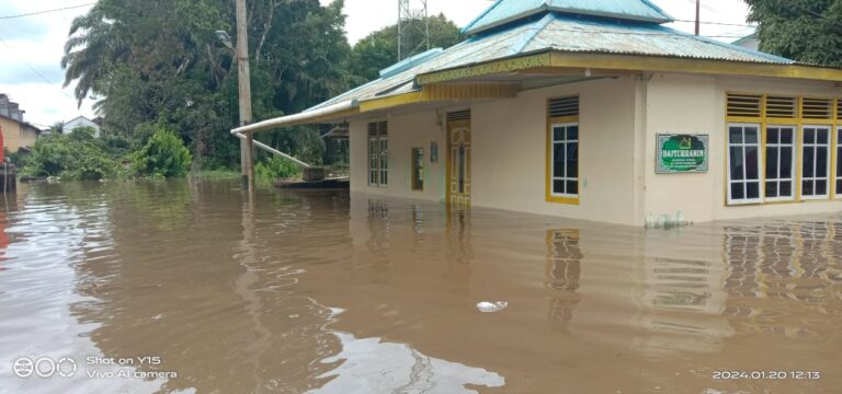 Sebanyak 95 Jiwa Mengungsi Akibat Banjir di Kabupaten Sintang