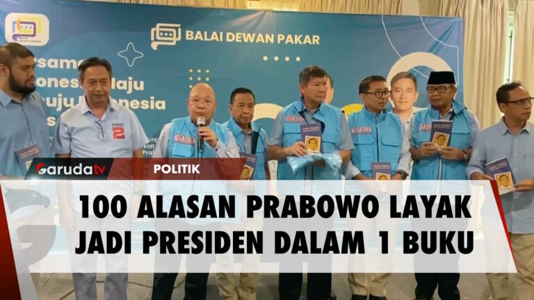 Balai Dewan Para Prabowo - Gibran Luncurkan Buku "Prabowo Sang Penerus"