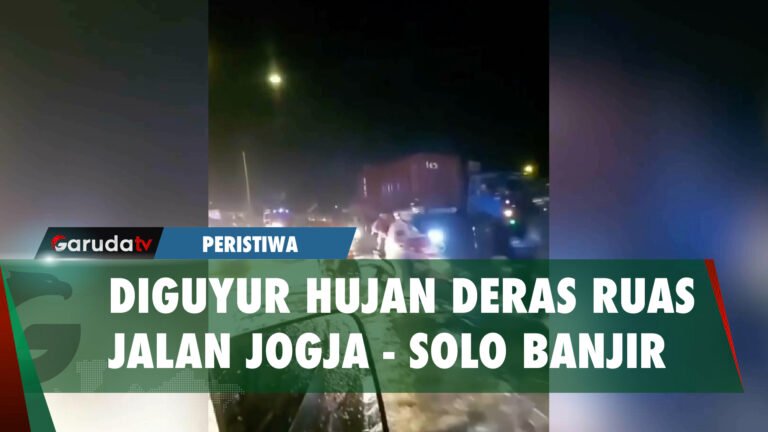 Diguyur Hujan Deras, Ruas Jalan Jogja - Solo Teraendam Banjir