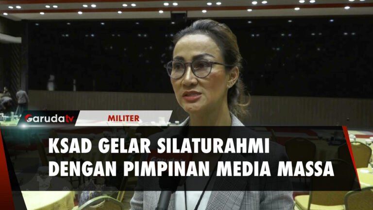 Momen Pemred Garuda TV Hadiri Silaturahmi KSAD dengan Media Massa