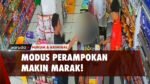 Modus Jadi pembeli, Perampok Ini Ancam Kasir Minimarket Pakai Golok