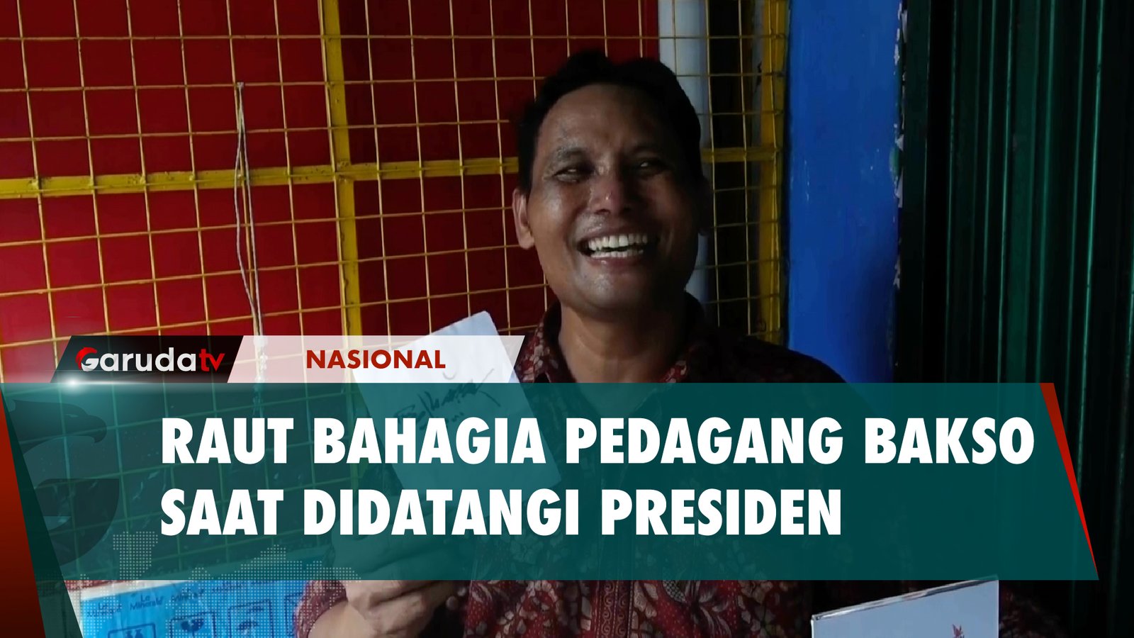 Didatangi Presiden Jokowi dan Prabowo, Tukang Bakso Ini Sampai Ucap Syukur!
