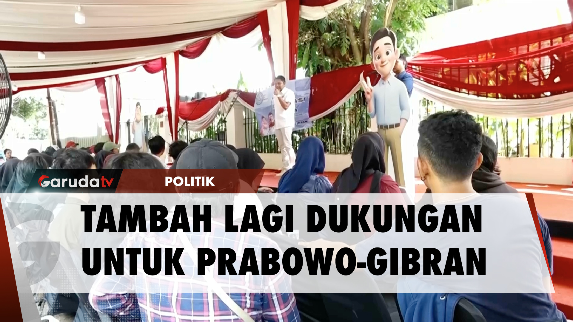 Perkumpulan Pemuda Deklarasi Dukung Prabowo-Gibran