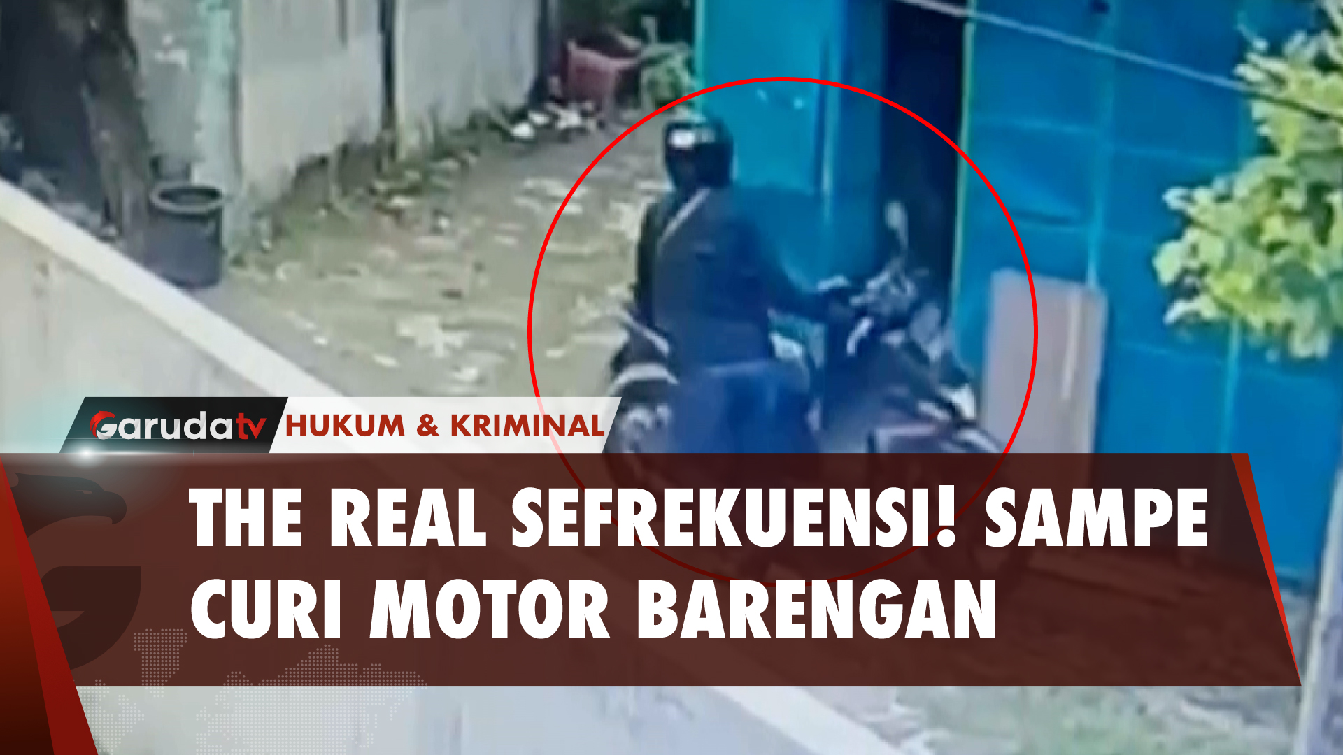 2 Sejoli Nekat Gasak Motor di Depok, Aksinya Tertangkap Kamera CCTV!