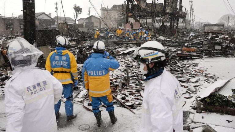 Korban Tewas Gempa Jepang Lebih dari 160 Orang dan 100 Orang Masih Hilang