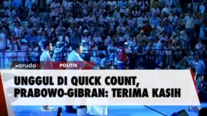 Unggul di Quick Count, Prabowo-Gibran Ucapkan 'Terima Kasih' ke Para Pendukung