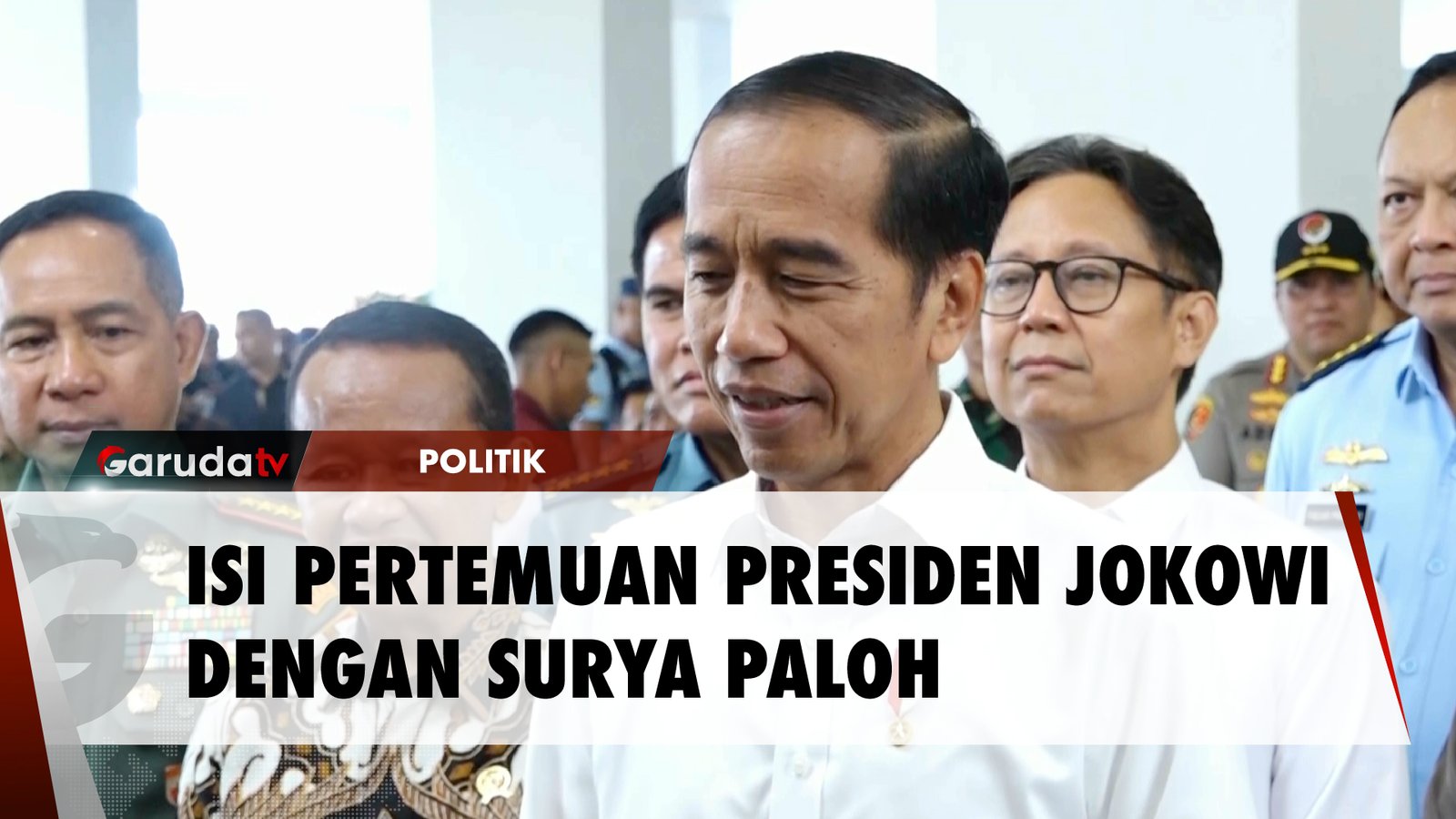 Presiden Jokowi Bongkar Isi Pertemuan dengan Surya Paloh di Istana Negara