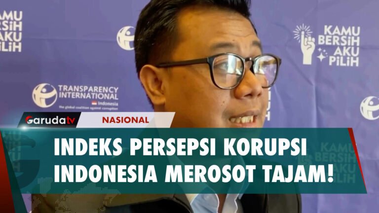 Transparency International merilis Corruption Perception Index (CPI) tahun 2023. Dalam rilis indeks persepsi korupsi tersebut, Indonesia menempati peringkat 115 dari 180 negara yang disurvei, dengan skor hanya 43 dari seratus.