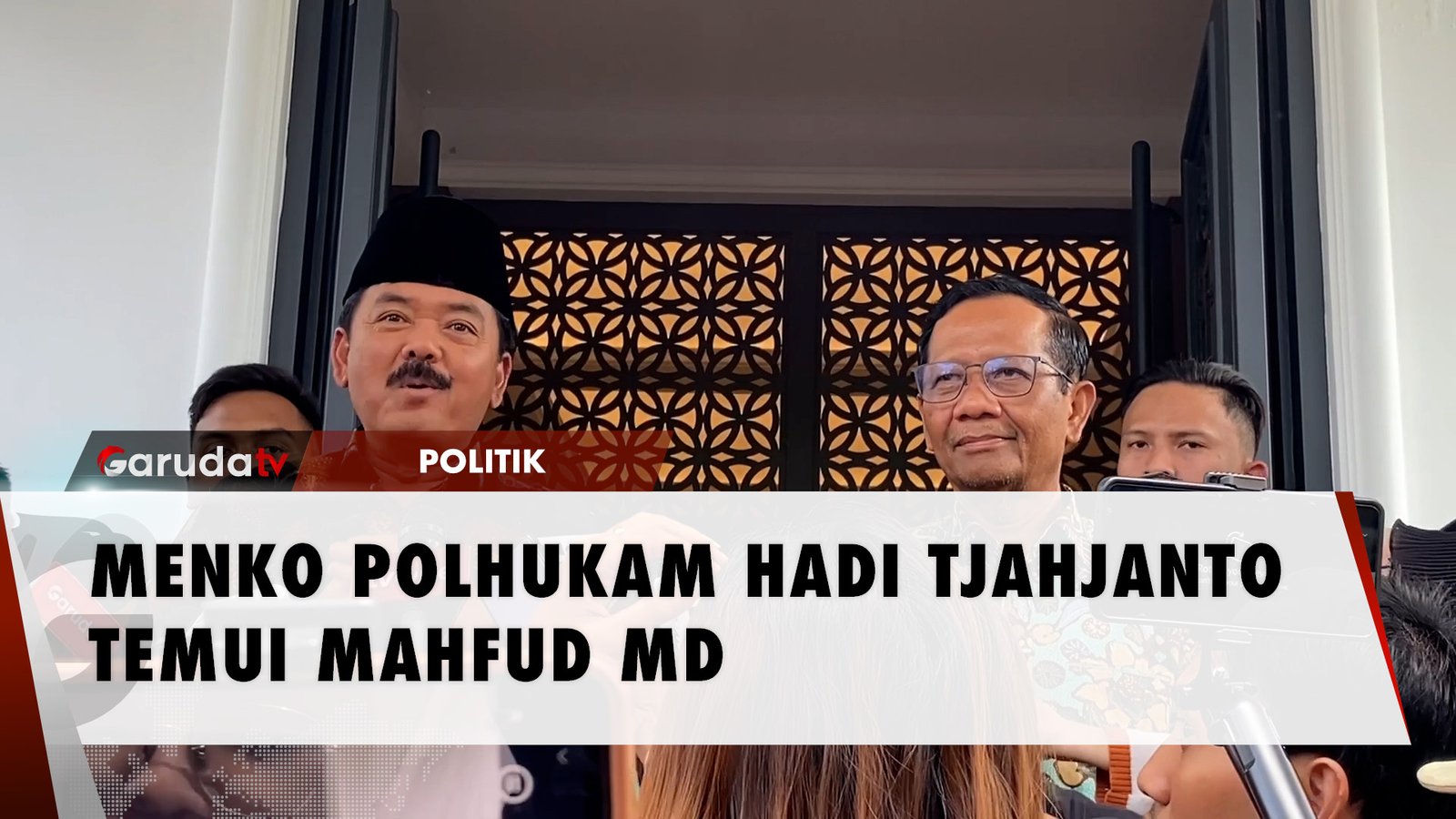 Jadi Menko Polhukam Baru, Hadi Tjahjanto Temui Mahfud MD