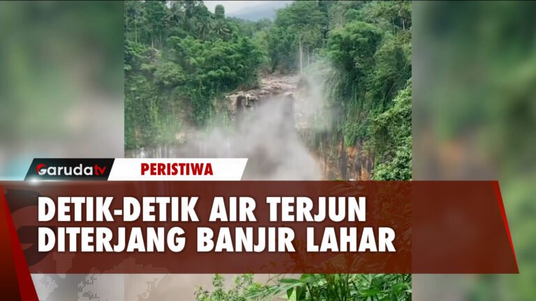 Ngeri! Tiba-tiba Muncul Banjir Lahar dari Air Terjun Tumpak Sewu