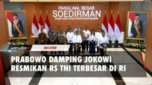 Menhan Prabowo dampingi Presiden Jokowi Resmikan RSPPN Soedirman di Bintaro