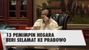 Prabowo Banjir Ucapan Selamat dari 13 Pemimpin Negara