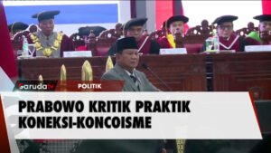 Prabowo Kritrik Praktik Koneksi-Koncoisme